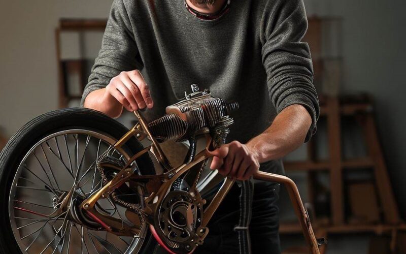Jak zrobić rower z silnikiem spalinowym
